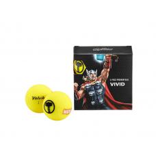 Volvik Vivid Marvel 'Thor' 4 Ball Pack - Yellow
