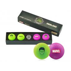 Volvik Vivid Marvel 'Hulk' Golf Gift Pack - Green/Magenta