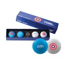Volvik Vivid Marvel 'Captain America' Golf Gift Pack - White/Blue