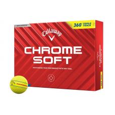 Callaway Chrome Soft TT 360 2024 Golf Balls - Yellow