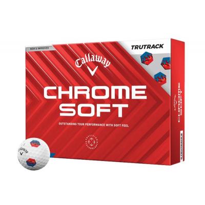 Callaway Chrome Soft TruTrack 2024 Golf Balls - White Logo