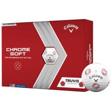 Callaway Chrome Soft Truvis 2023 Golf Balls - Odyssey Swirl