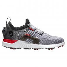Footjoy HyperFlex BOA Mens Golf Shoes - Grey/Red