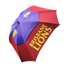 AFL Official Merchandise Double Canopy Umbrella  - Brisbane Lions