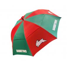 NRL Official Merchandise Double Canopy Umbrella - Rabbitohs