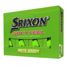 Srixon Soft Feel 2023 Golf Balls - Brite Green