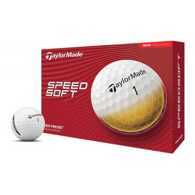 TaylorMade Speedsoft 2024 Golf Balls - White