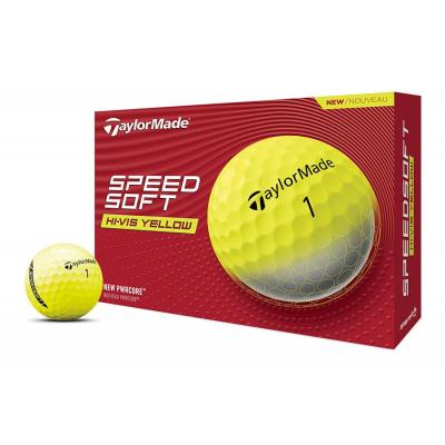 TaylorMade Speedsoft 2024 Golf Balls - Yellow