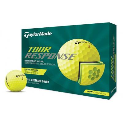 TaylorMade Tour Response Golf Balls - Yellow