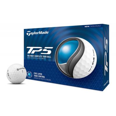 TaylorMade TP5 2024 Golf Balls - White