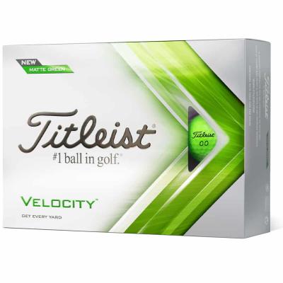 Titleist Velocity Golf Balls - Green