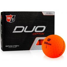 Wilson Staff Duo Optix Orange Golf Balls
